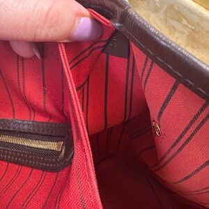LV Neverfull bag with matching wallet
